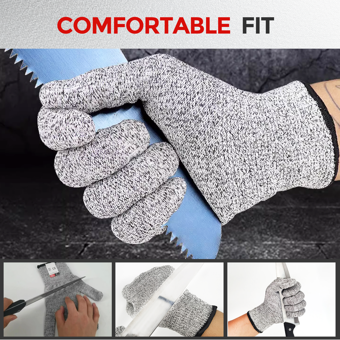 Level 5 Protection Cut-Resistant Gloves