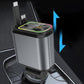 Retractabel Car Charger with Starry Projector