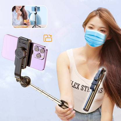 3 in 1 Selfie Stick Tripod with Remote✨ Foldable portable phone holder for photo & video shooting.