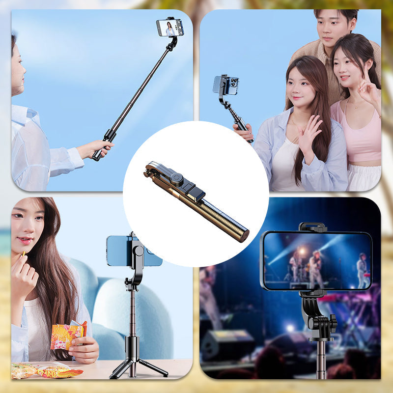 3 in 1 Selfie Stick Tripod with Remote✨ Foldable portable phone holder for photo & video shooting.