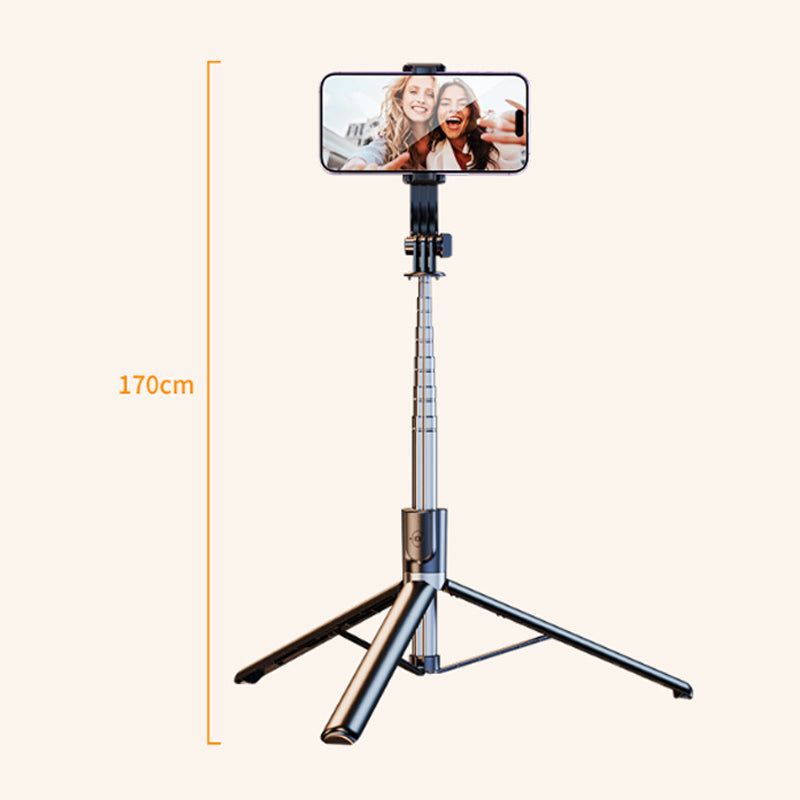 3 in 1 Selfie Stick Tripod with Remote✨ Foldable portable phone holder for photo & video shooting.