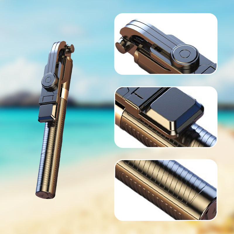 3 in 1 Selfie Stick Tripod with Remote✨ Foldable portable phone holder for photo & video shooting.