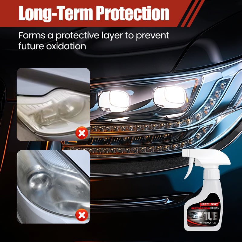 180ml Professional Car Headlight Restorer with Sponge