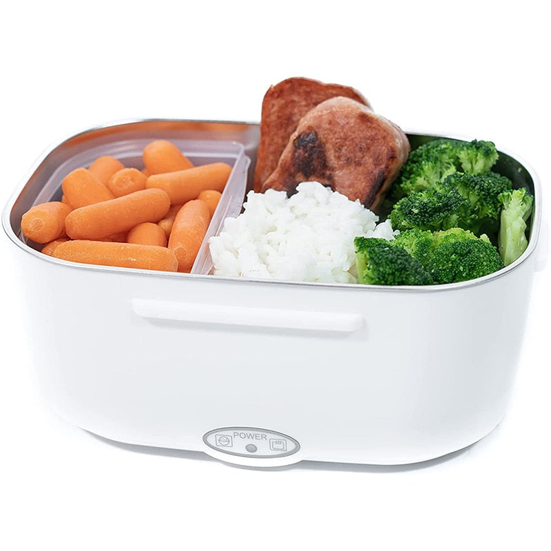 🎉 2026 FLASH SALE 50% OFF! 🍱 2-in-1 Portable Electric Heating Lunch Box – 12V Car & 230V Home Dual Use, 1.5L Stainless Steel 🔌
