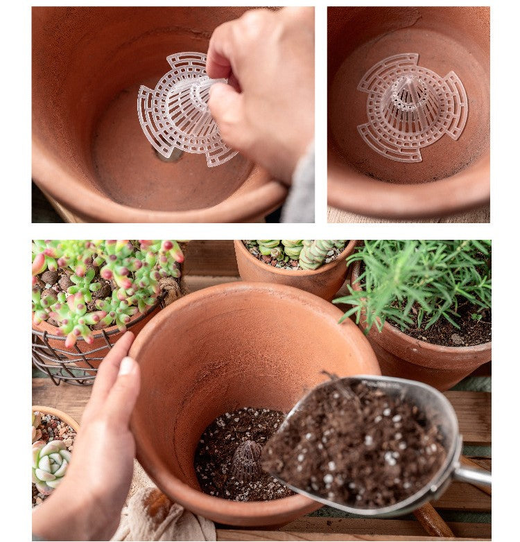 Planter Drainage Device Anti-Rot Root
