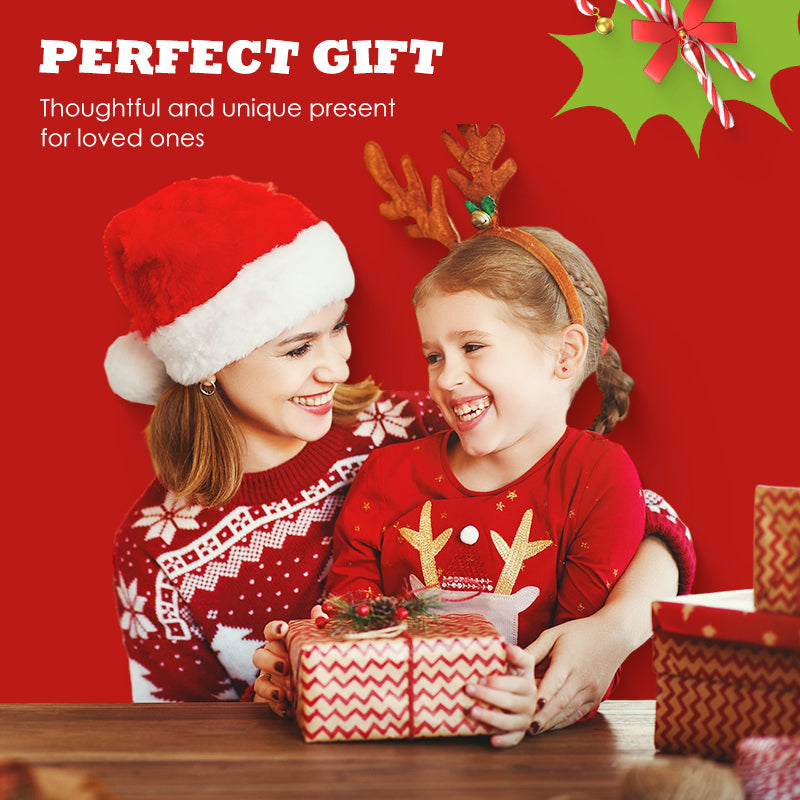 Unique Elk Glass Cup for Joyful Christmas