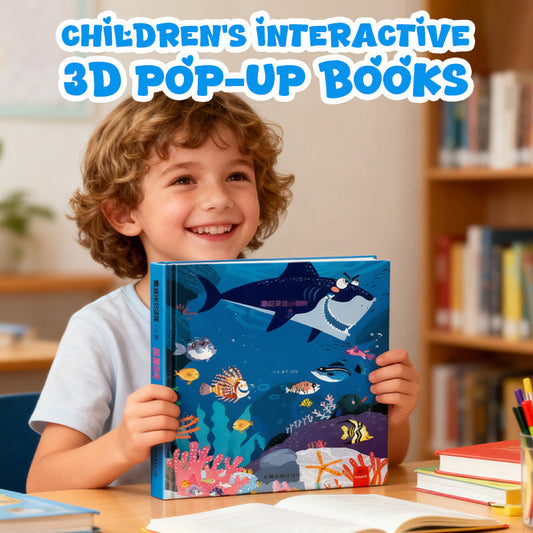 ✨Last day of the limited-time 50% off sale!【Kids’ Interactive 3D Pop-Up Book Set】✨