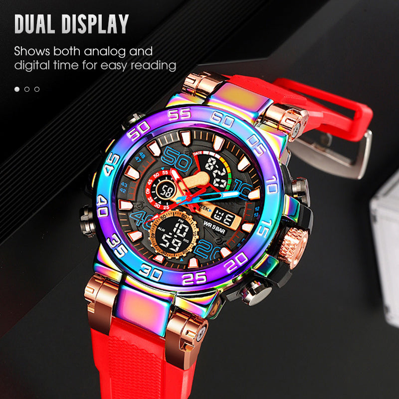 Multifunctional LED Waterproof Digital Watch – meteor1776