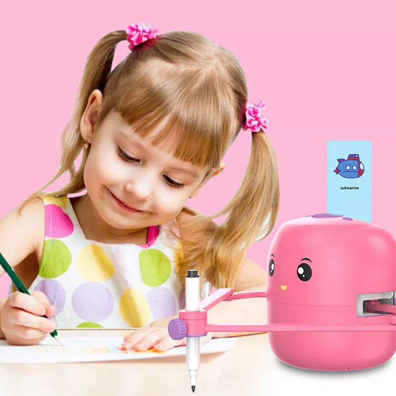 🎄 Christmas special offer – Interactive drawing robot for children with 100 cards