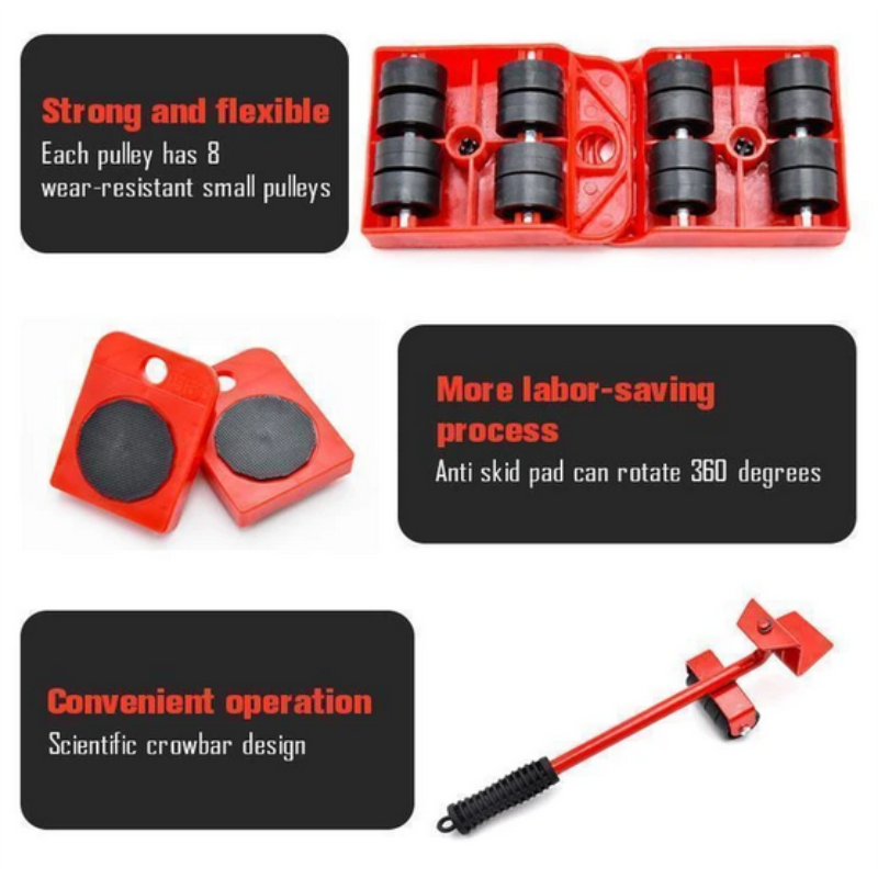 🔥Last Day Sale 50% OFF🔥Furniture Lifter Movers Tool Set, 4 Packs