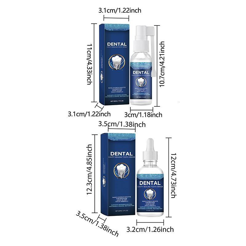 📢📢50 %  OFF !! ⏰Fluoride-Free Hydroxyapatite Tooth Armor Drops & Enamel Repair, Whitening & Fresh Breath