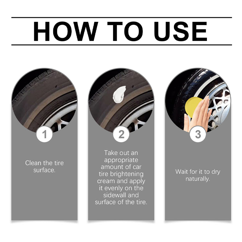 Long-Lasting Non-Greasy Tire Shine Wax