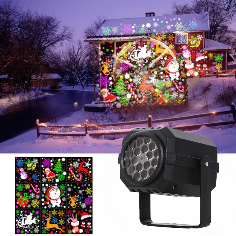 🔥Black Friday Sale 🎁Rotating LED Christmas Pattern Projector Light