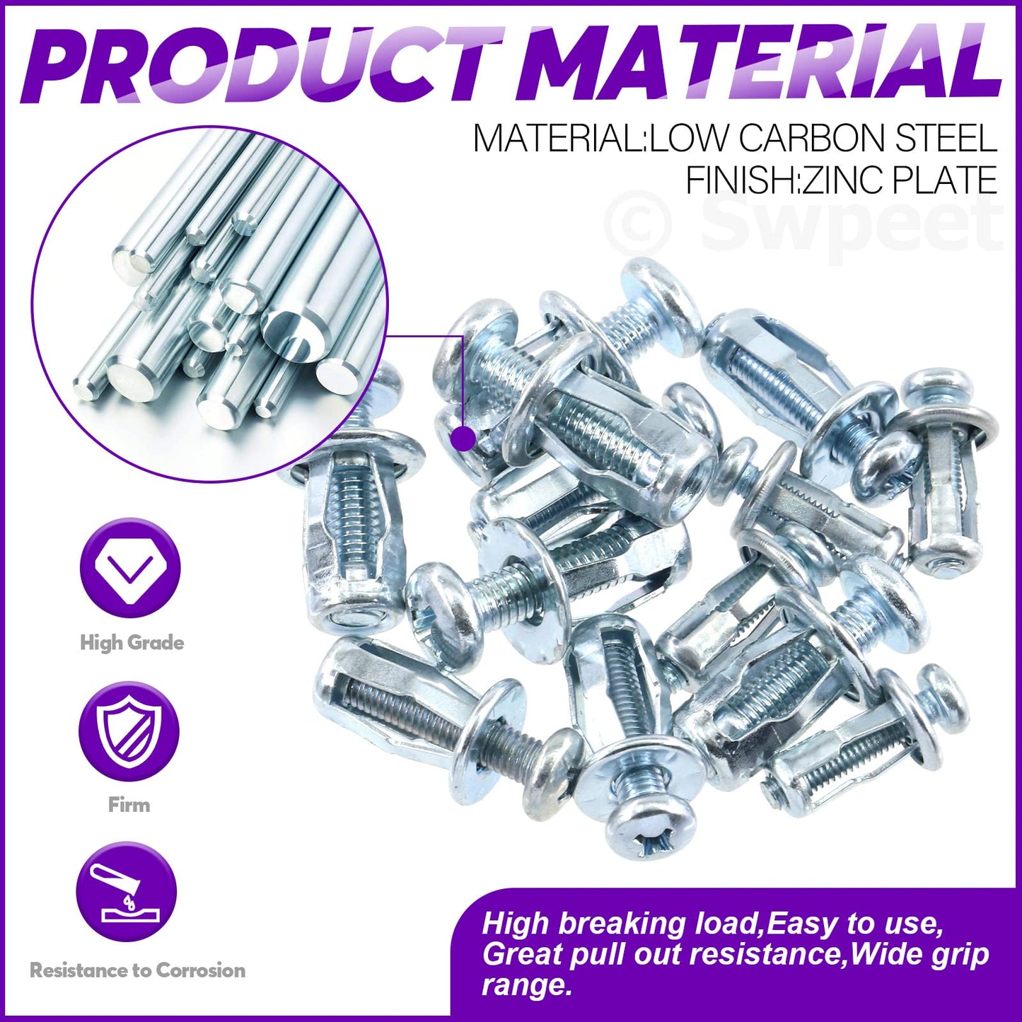 🔥Expansion Screw Petal Nut 🔩 Petal nut expansion screw, jack nut