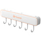 Multifunctional Wall-Mounted Knife Holder with Hooks