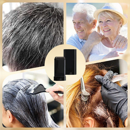 ⏳Time-Limited Special 50% OFF 2-in-1 Hair Coloring Pen with Built-In Comb, Natural Mild Pigment, Fast Temporary Hair Dye Stick for Gray Hair Coverage