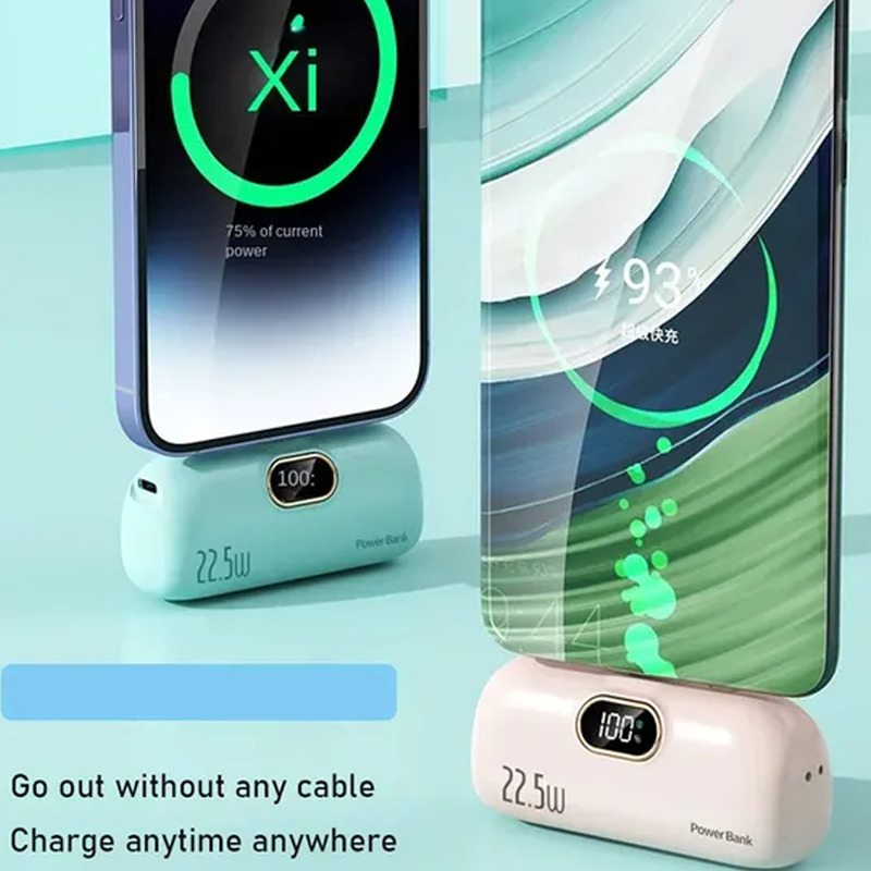 🏆Flash Sale⚡⏰5000mAh Mini Portable Charger Power Bank for phone🔋