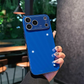 Luxury Plating Bumper Case with Integrated Lens Guard