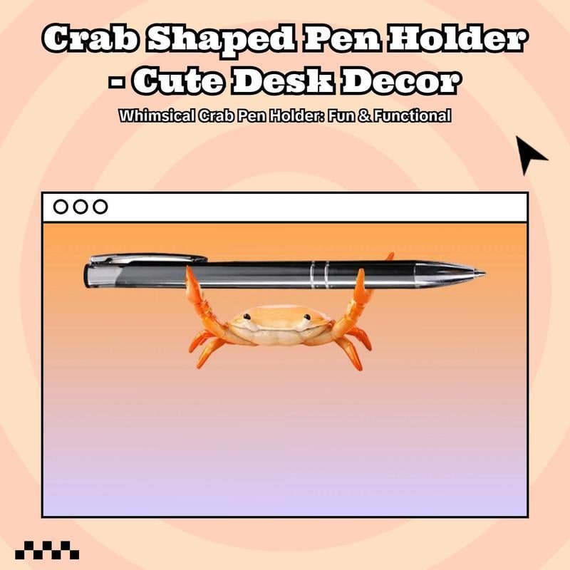 🔥LAST DAY 50% OFF💥❤️🤣 Funny Hot Sale - 🦀 Cute crab-shaped pen holder