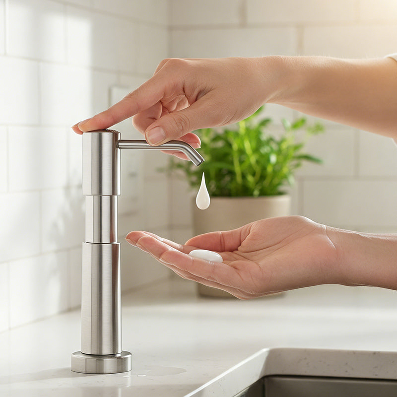 🔥Last Day Sale 50% OFF!!🔥Quick-Install Kitchen Sink Soap Dispenser