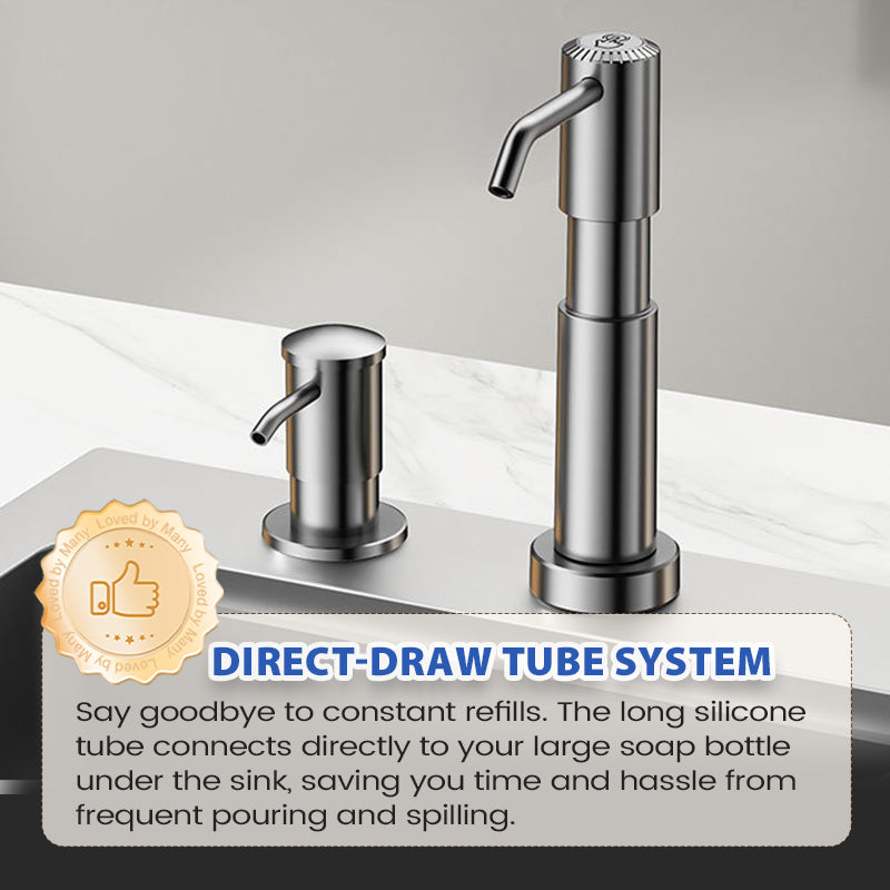 🔥Last Day Sale 50% OFF!!🔥Quick-Install Kitchen Sink Soap Dispenser