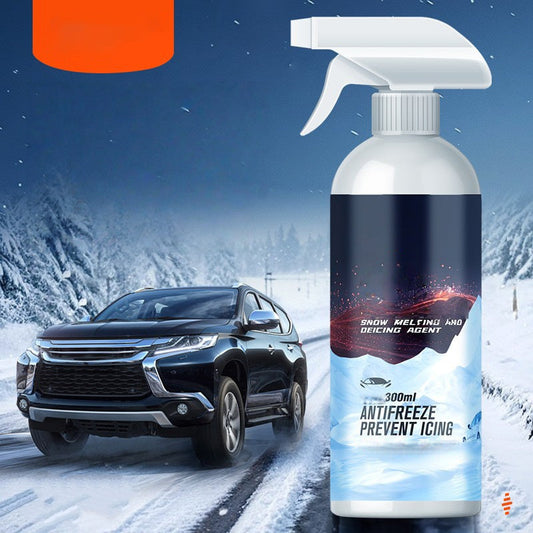 Powerful De-icing Spray for Car Windshields