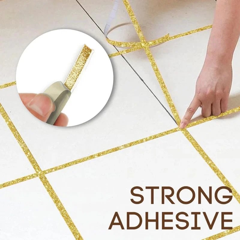 🔥 Buy 1 Get 1 Free🔥🏠Ceramic Tile Gap Mildewproof Waterproof Self-Adhesive Caulk Strip 🛠️✨