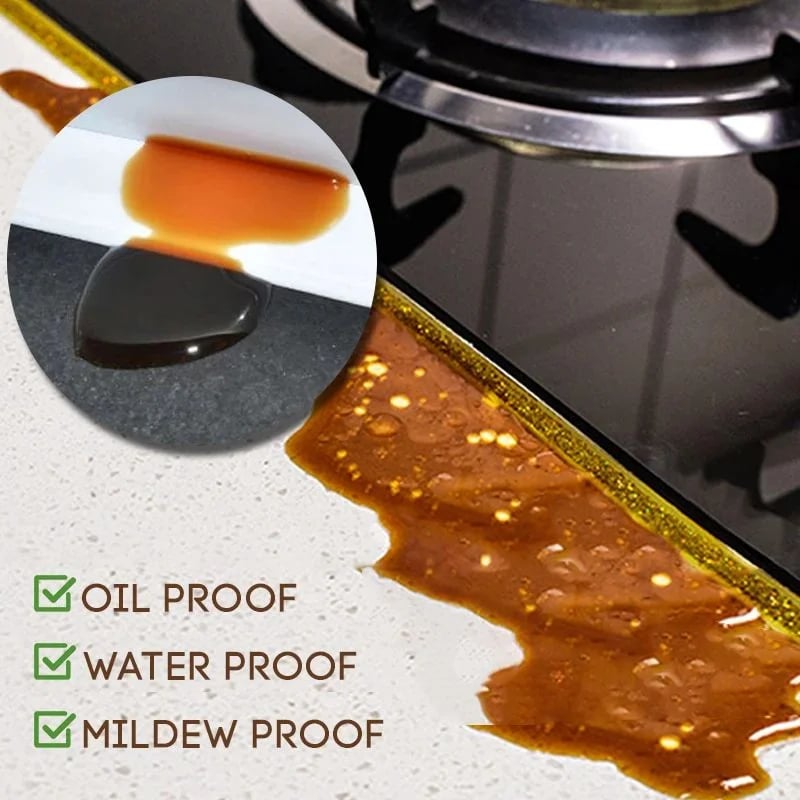 🔥 Buy 1 Get 1 Free🔥🏠Ceramic Tile Gap Mildewproof Waterproof Self-Adhesive Caulk Strip 🛠️✨