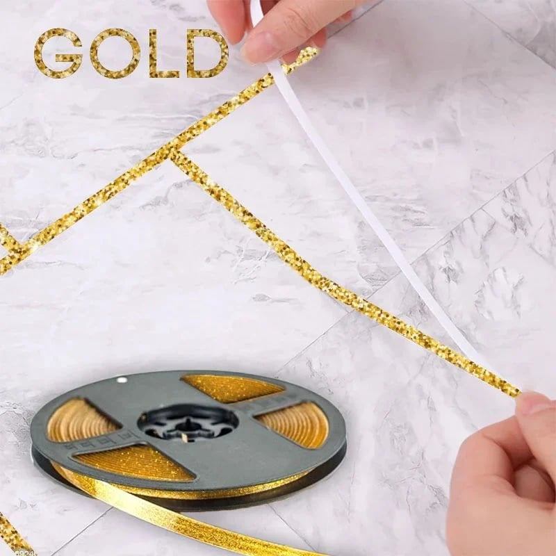 🔥 Buy 1 Get 1 Free🔥🏠Ceramic Tile Gap Mildewproof Waterproof Self-Adhesive Caulk Strip 🛠️✨