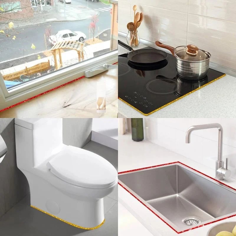 🔥 Buy 1 Get 1 Free🔥🏠Ceramic Tile Gap Mildewproof Waterproof Self-Adhesive Caulk Strip 🛠️✨