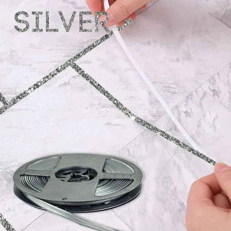 🔥 Buy 1 Get 1 Free🔥🏠Ceramic Tile Gap Mildewproof Waterproof Self-Adhesive Caulk Strip 🛠️✨