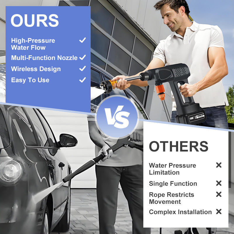 📢📢60%  OFF !! ⏰Multi-Purpose Portable Car Wash Machine