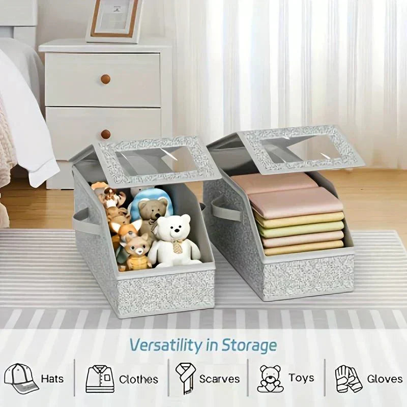 🧢 50% OFF NOW! 🎉 Stackable Baseball Cap Boxes – Space-Saving, Dustproof & Clear View 📦📦