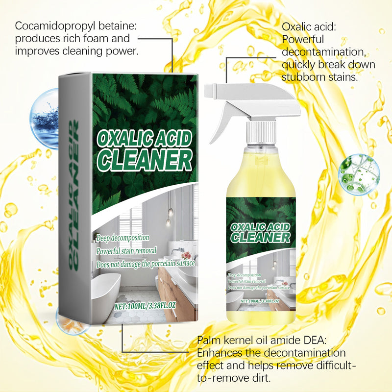🥳2026 HOT SALE🥳💞50K+ SOLD!💥🔬 【CLEARANCE!】Molecular-Level Cleaning Tech! Oxalic Acid Cleaner Dissolves Rust & Limescale 50% OFF🚽✨