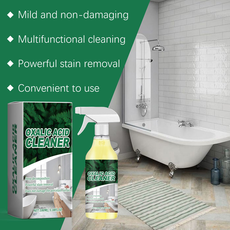 🥳2026 HOT SALE🥳💞50K+ SOLD!💥🔬 【CLEARANCE!】Molecular-Level Cleaning Tech! Oxalic Acid Cleaner Dissolves Rust & Limescale 50% OFF🚽✨