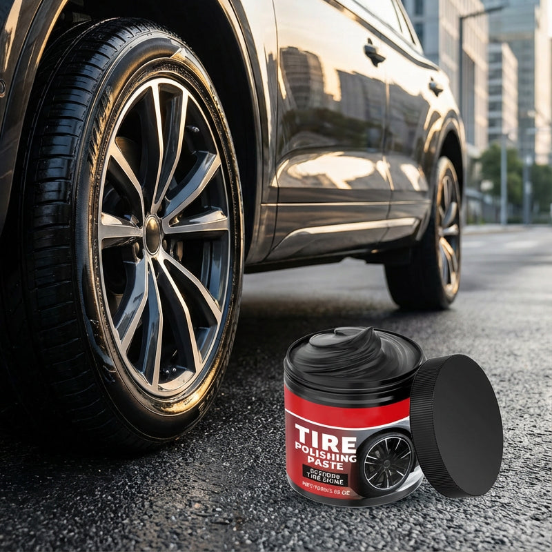 ⏳Limited-time 50% off⏰Deals-Wheel Shine Balm with Sponge Applicator🚗🩹