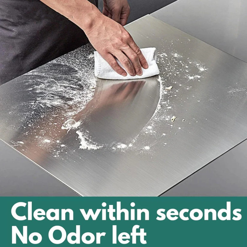 🔪 Stainless Steel Countertop Chopping Board – Hygienic, Knife-Friendly & Easy-Clean Surface 🍽️