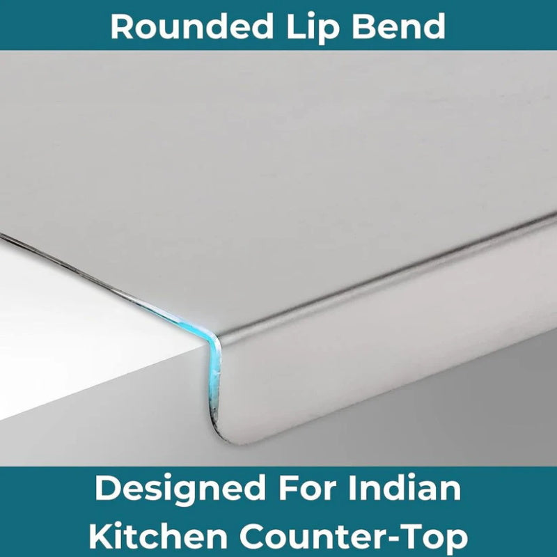 🔪 Stainless Steel Countertop Chopping Board – Hygienic, Knife-Friendly & Easy-Clean Surface 🍽️