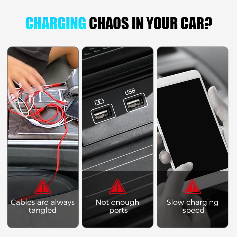 🔥Limited-time offer-Universal Dual-Port Car FM Bluetooth Transmitter