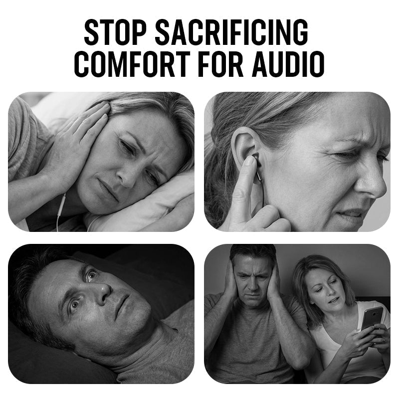 💕LAST DAY SALE 50% OFF!!✨Bluetooth Bone Conduction Sleep Speaker for Pillow