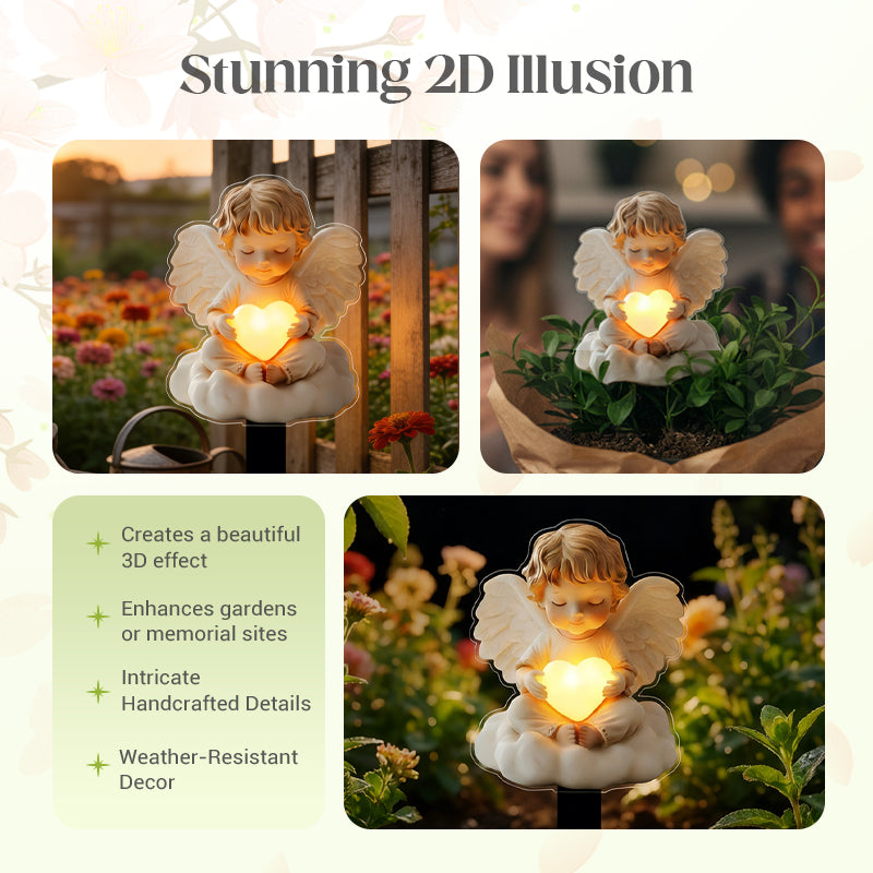 2D Acrylic Garden Stake Decor