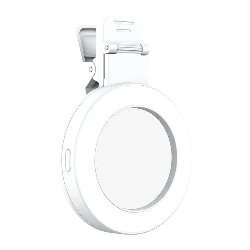 Clip-on Ring Light with Makeup Mirror & Remote Control