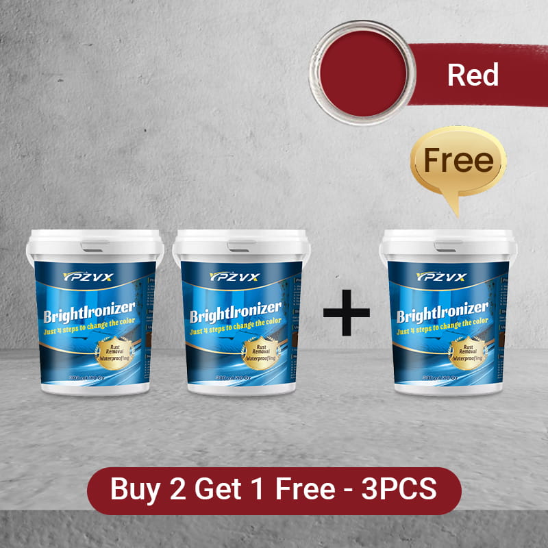 🔥⚡ BrightIronizer Anti-Rust & Waterproof Metal Paint 🎨✨ – Instantly Eliminates Rust, Seals & Protects, Indoor/Outdoor Use, Long-Lasting Finish, Easy Application