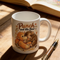 📖 Storytime Sips | “Punch and His Bear” Ceramic Mug | Fun Design for Tea Lovers 🐻【50% OFF】