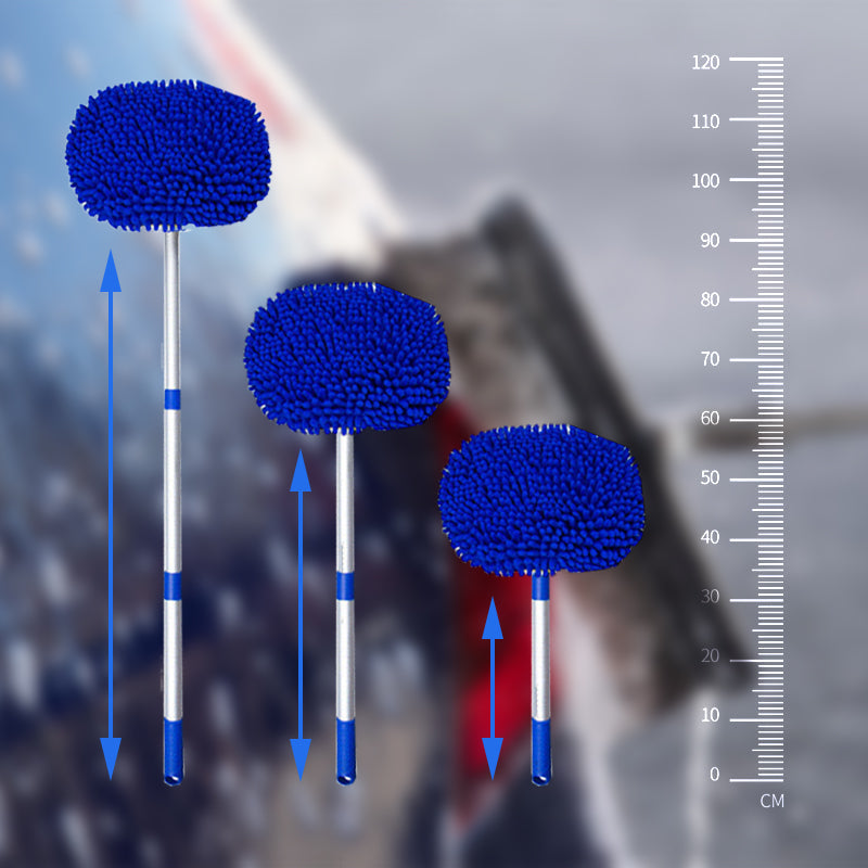 🔥Limited Time Promotion 50% OFF⏰Durable Aluminum Long Handle Telescopic Car Wash Mop – Soft Microfiber, Scratch-Free & Adjustable Length ✨