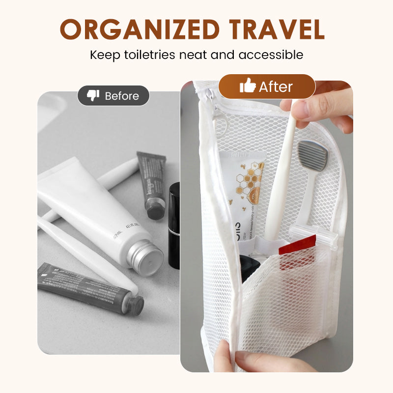 🧳🧼 50% OFF! Portable Lightweight Travel Toiletry Bag – Smart internal dividers, compact EVA build & water‑resistant. Keeps toiletries organised – perfect for trips & gym! ✈️✨