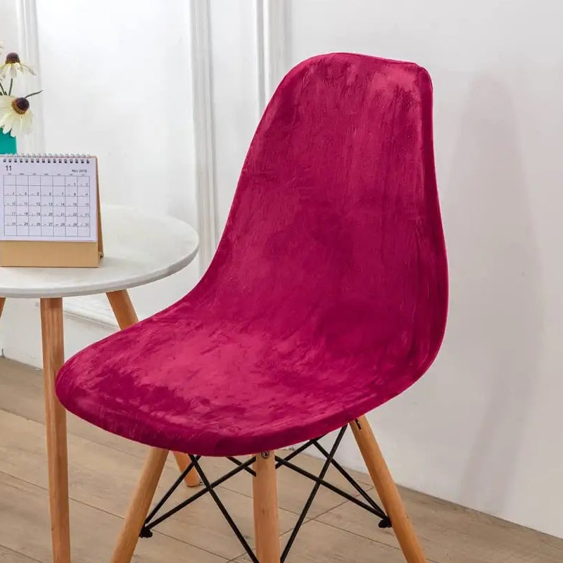 High-Stretch Soft Curved Chair Cover