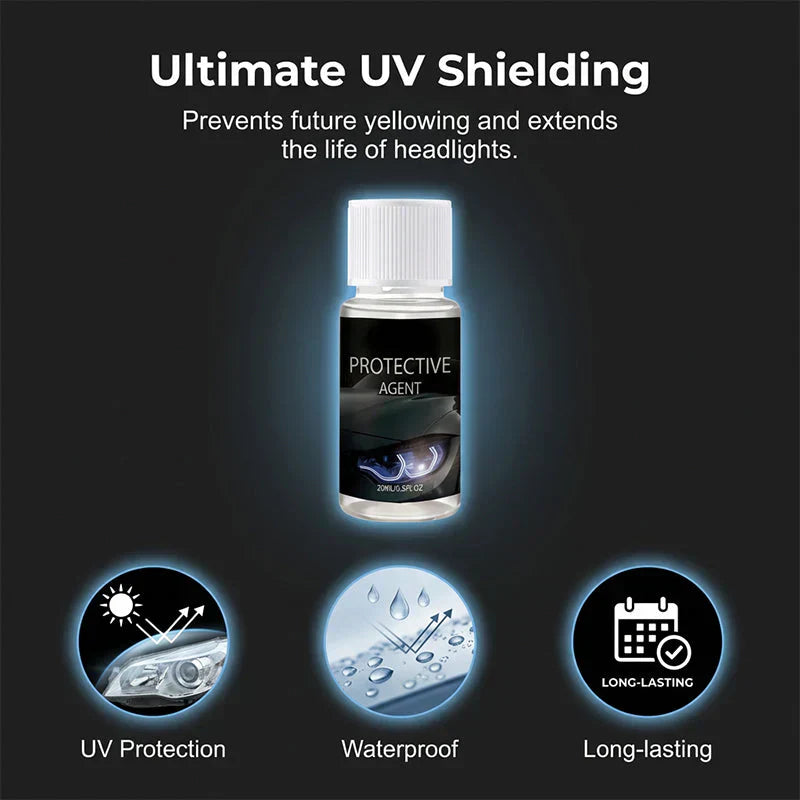 🚗 50% OFF NOW! 🔆 Headlight Restoration Kit – Instant Clarity, Safe Formula & UV Shield ✨