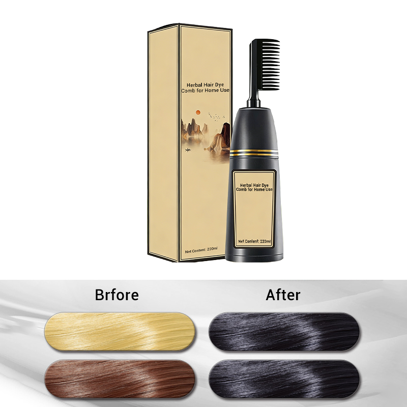 Herbal Hair Dye Comb for Home Use
