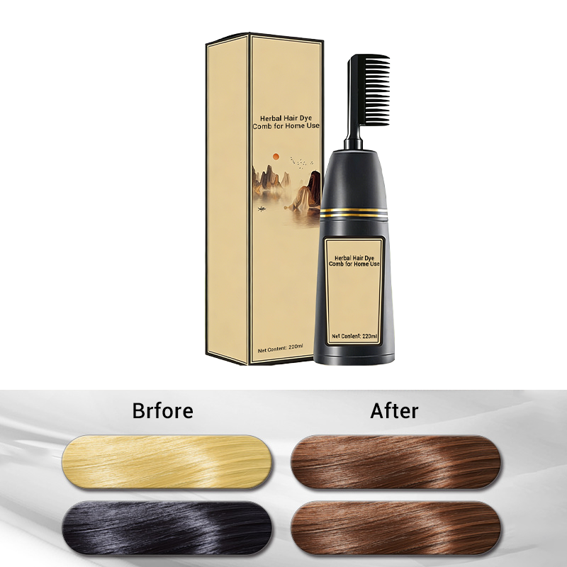 Herbal Hair Dye Comb for Home Use